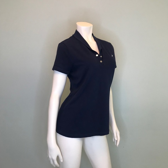 Nautical Polo Shawl Collar T-Shirt - Picture 2 of 5